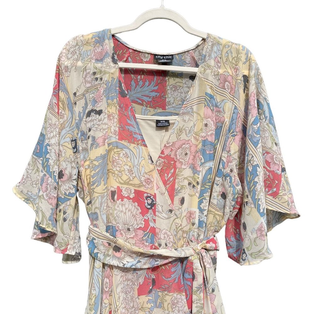 CITY CHIC Nouveau Wrap Maxi Dress - Picture 4 of 7